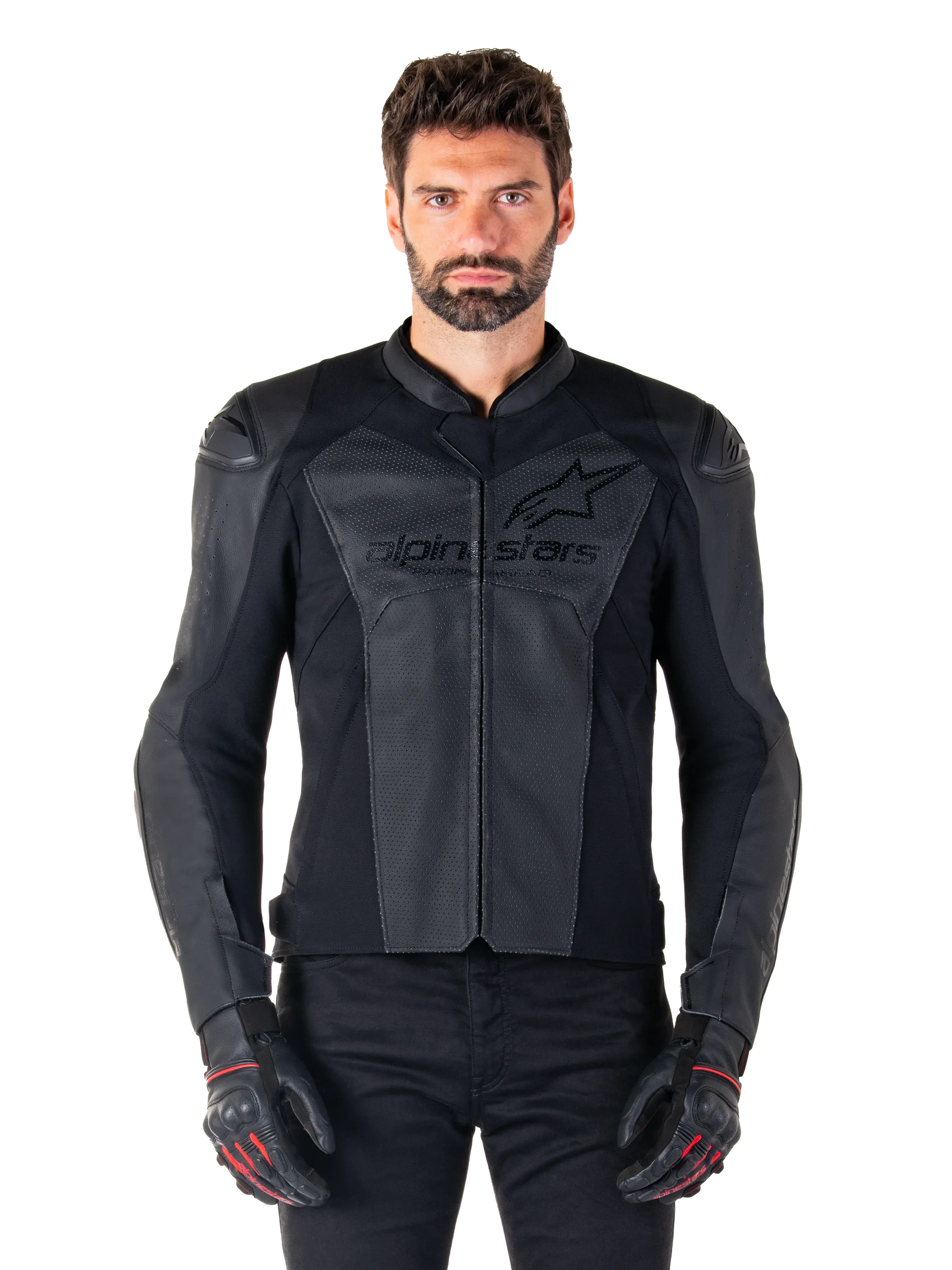 Faster V3 Airflow Leather Jacket-Motorcycle Race Suit