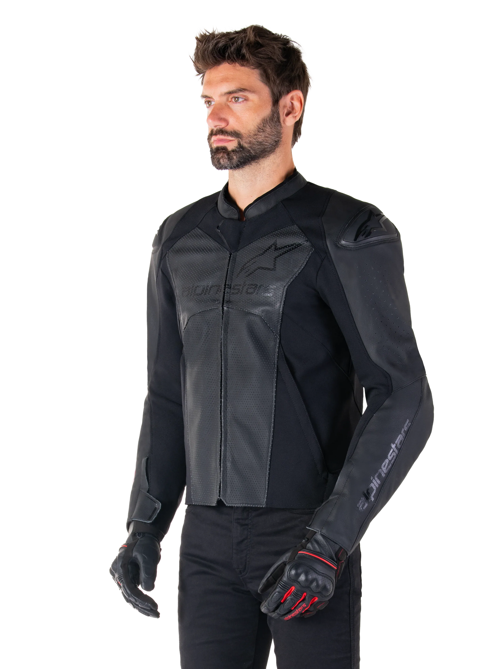 Faster V3 Airflow Leather Jacket-Motorcycle Race Suit