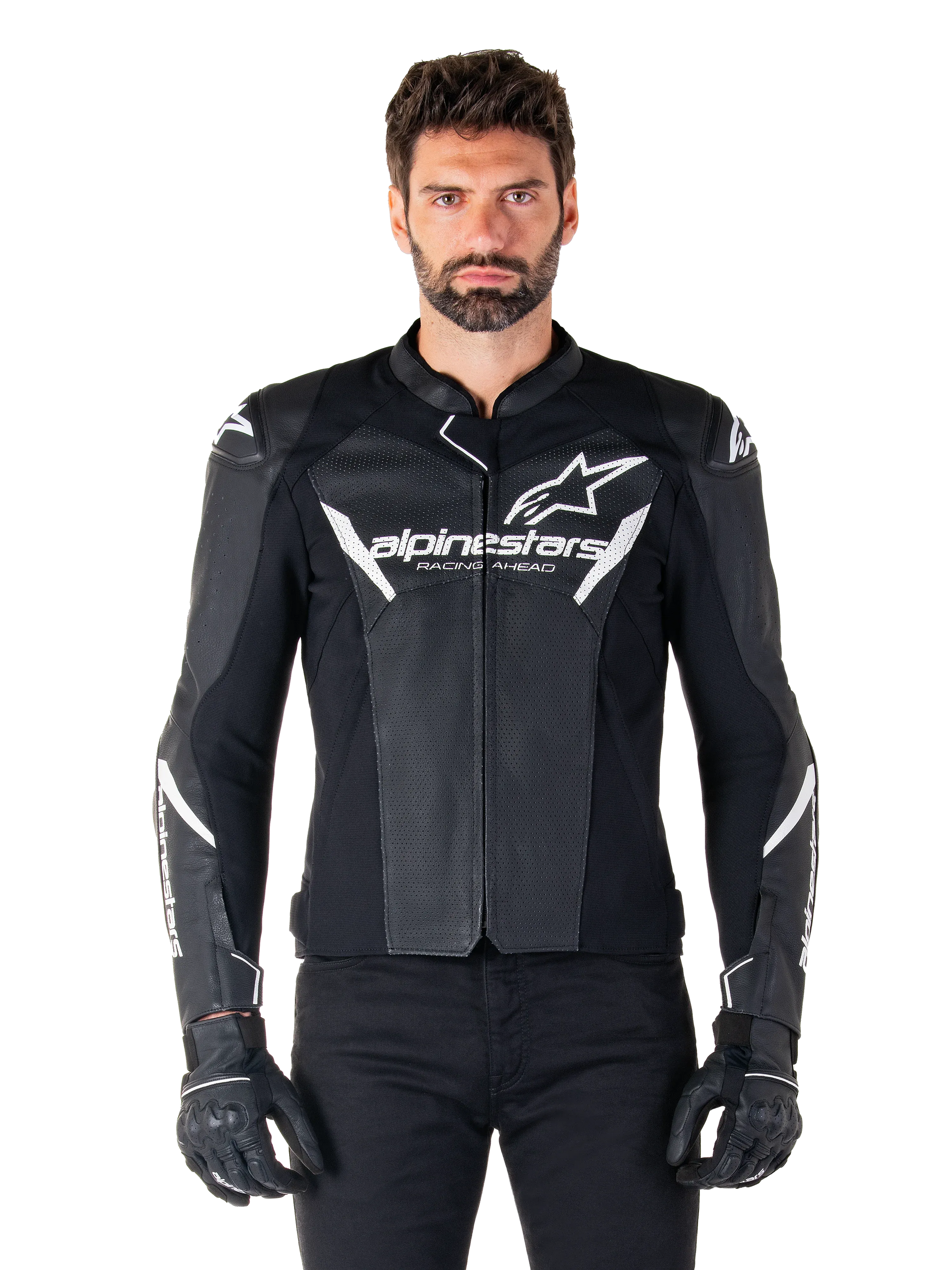 Faster V3 Airflow Leather Jacket-Motorcycle Race Suit