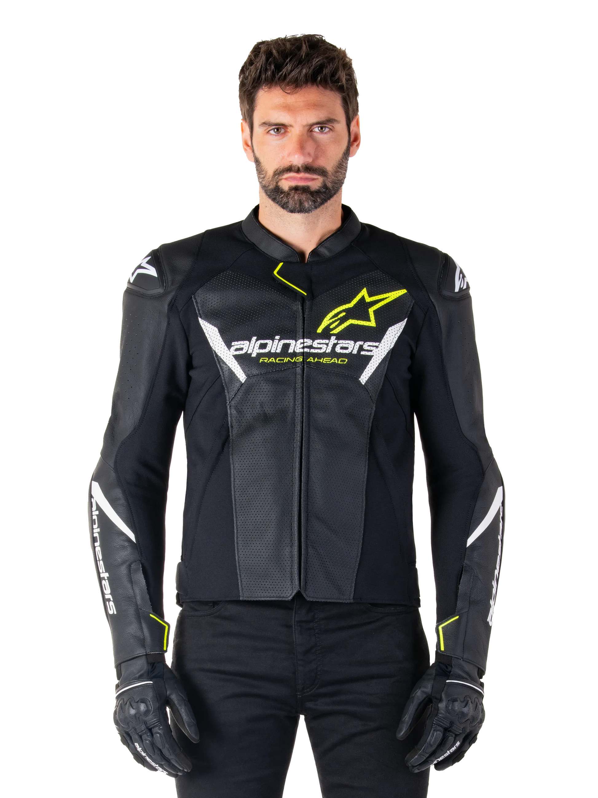 Faster V3 Airflow Leather Jacket-Motorcycle Race Suit