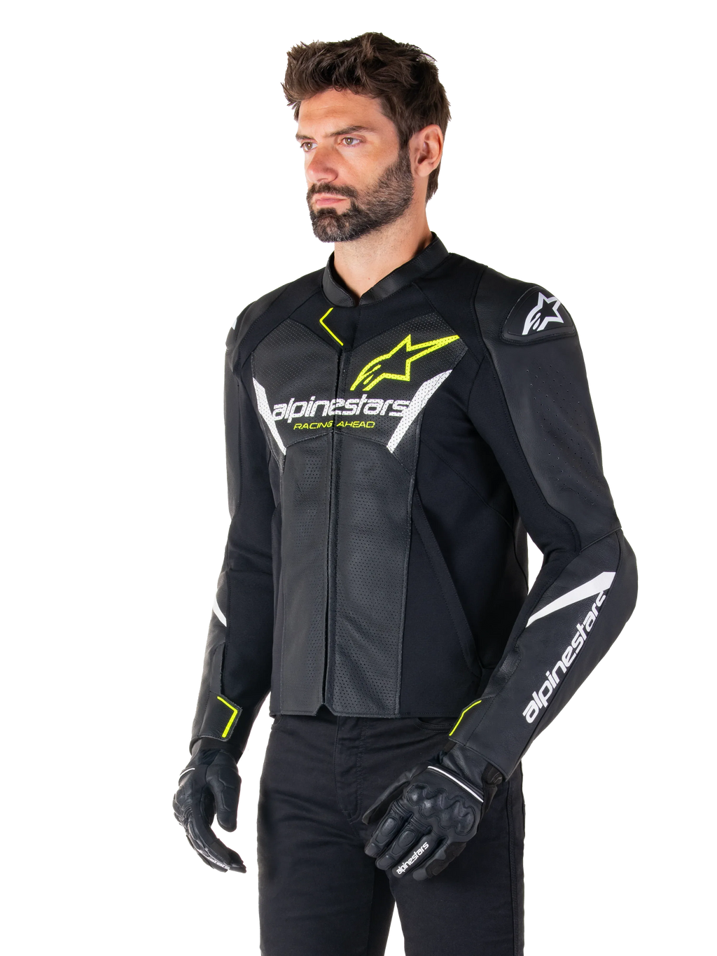 Faster V3 Airflow Leather Jacket-Motorcycle Race Suit