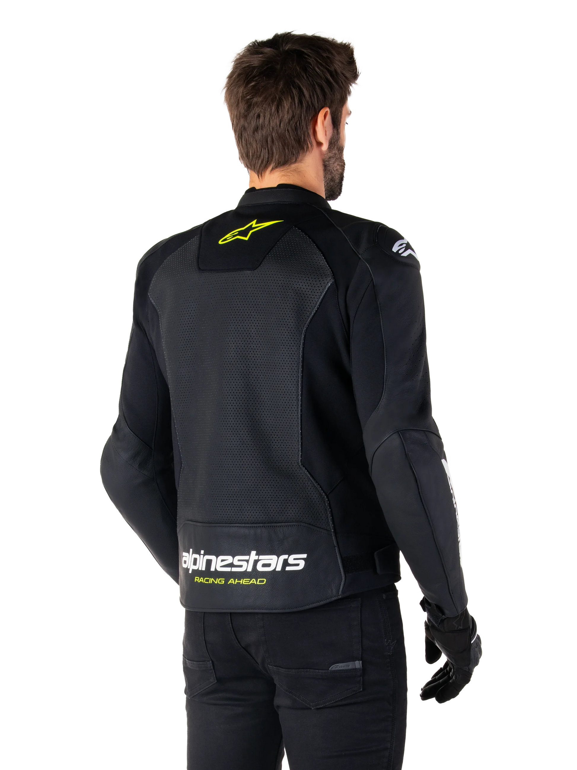 Faster V3 Airflow Leather Jacket-Motorcycle Race Suit