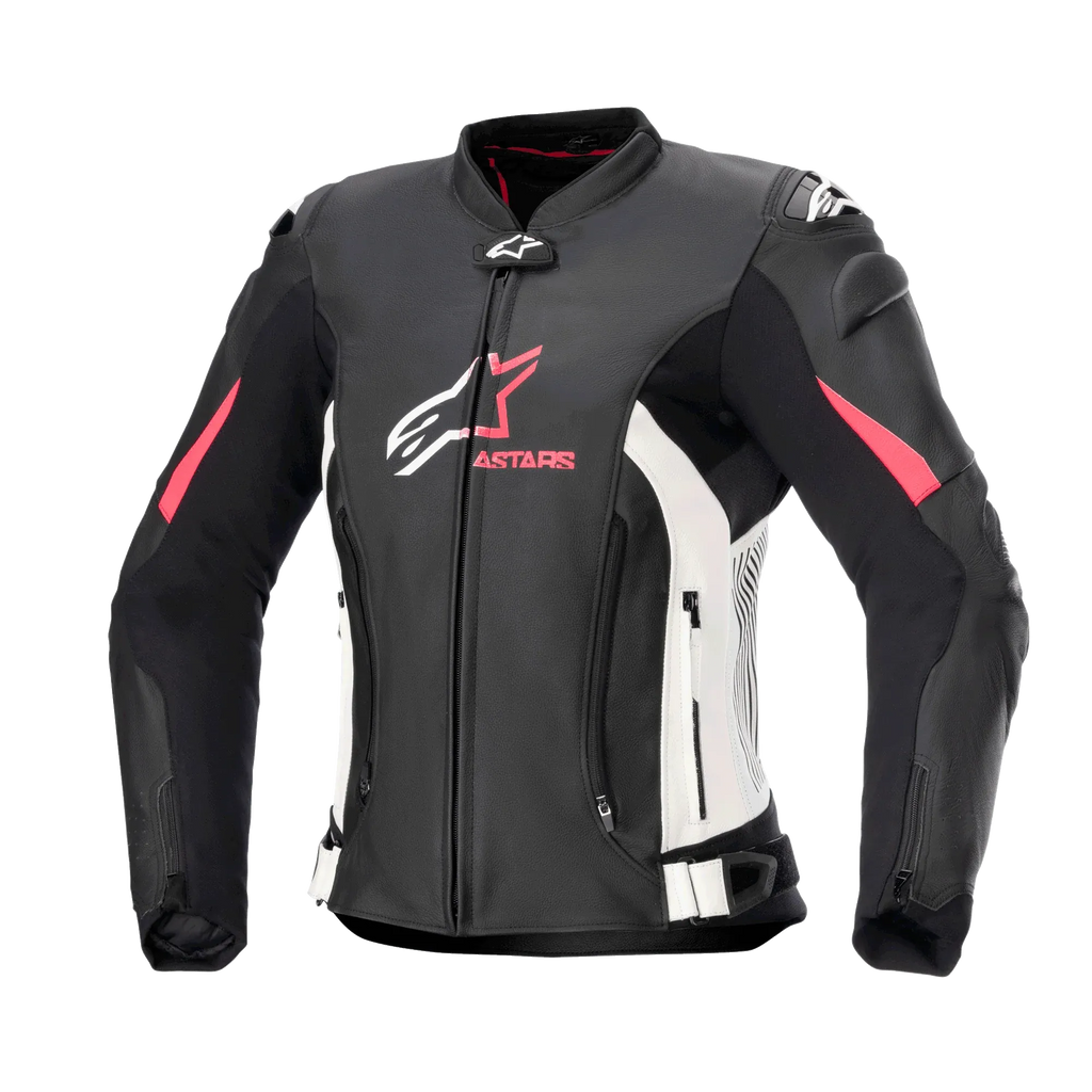 Women Stella GP Plus V4 Leather Jacket-Motorcycle Race Suit