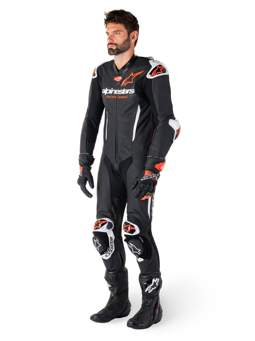 GP-R7 1PC Leather Suit-Motorcycle Race Suit
