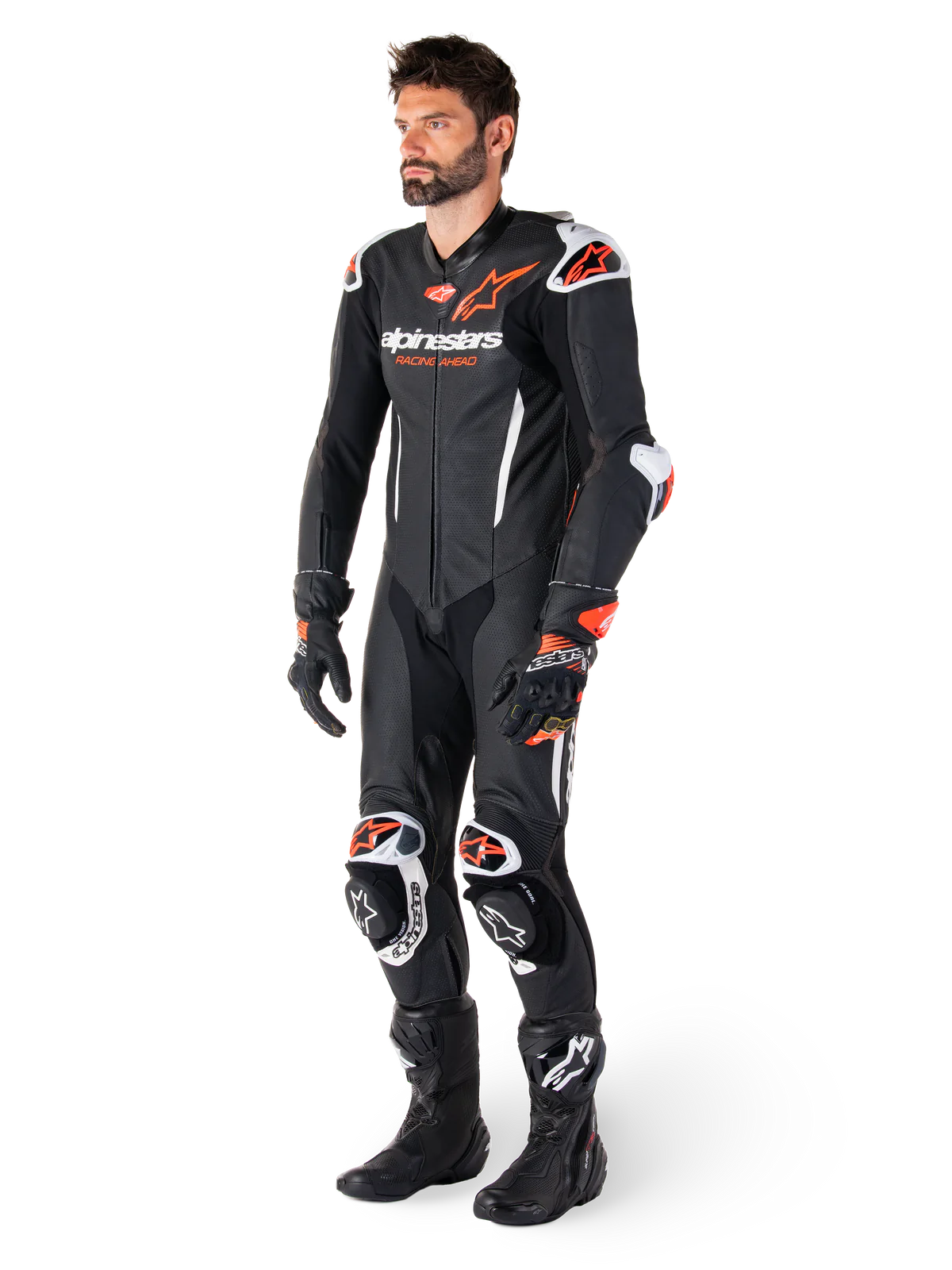 GP-R7 1PC Leather Suit-Motorcycle Race Suit