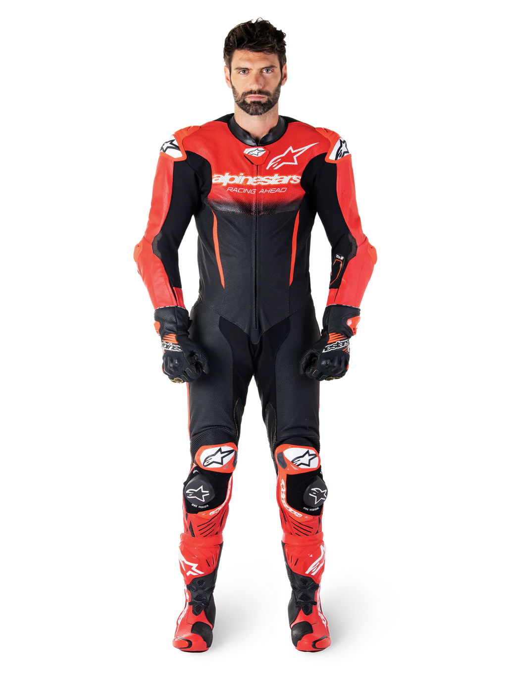 GP-R7 1PC Leather Suit-Motorcycle Race Suit