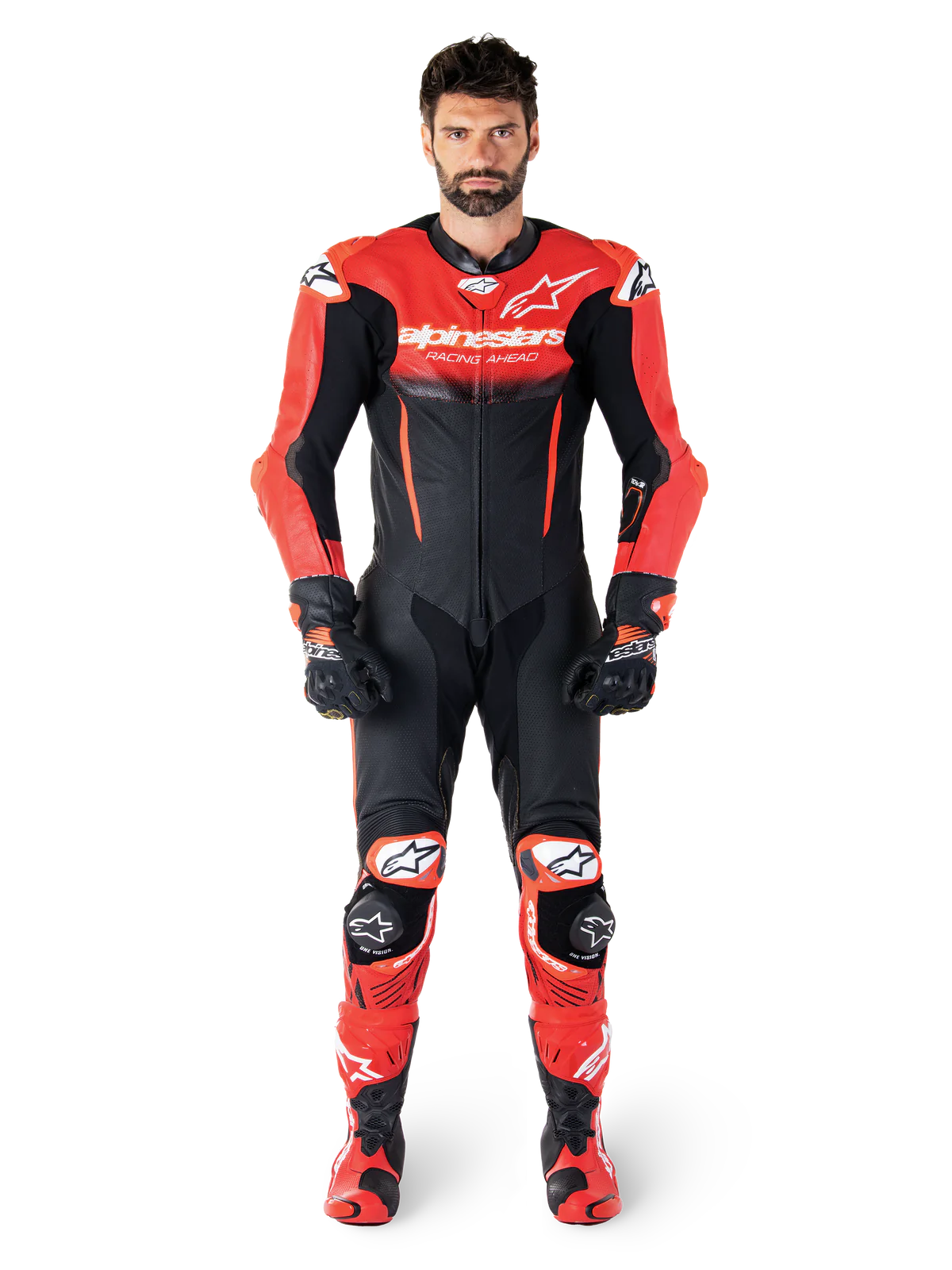 GP-R7 1PC Leather Suit-Motorcycle Race Suit