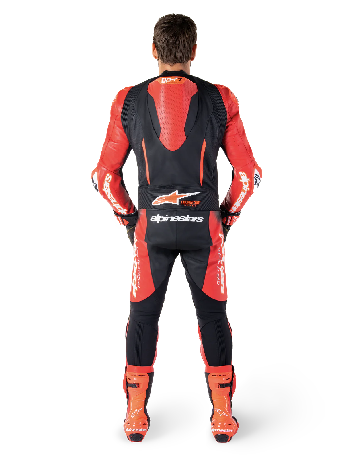 GP-R7 1PC Leather Suit-Motorcycle Race Suit