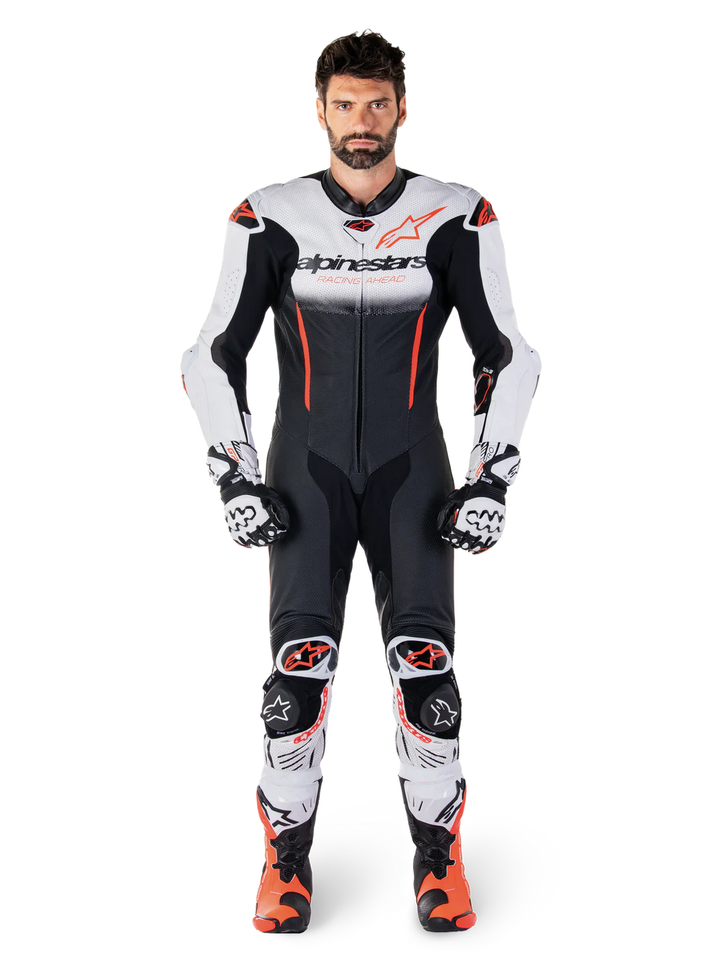 GP-R7 1PC Leather Suit-Motorcycle Race Suit