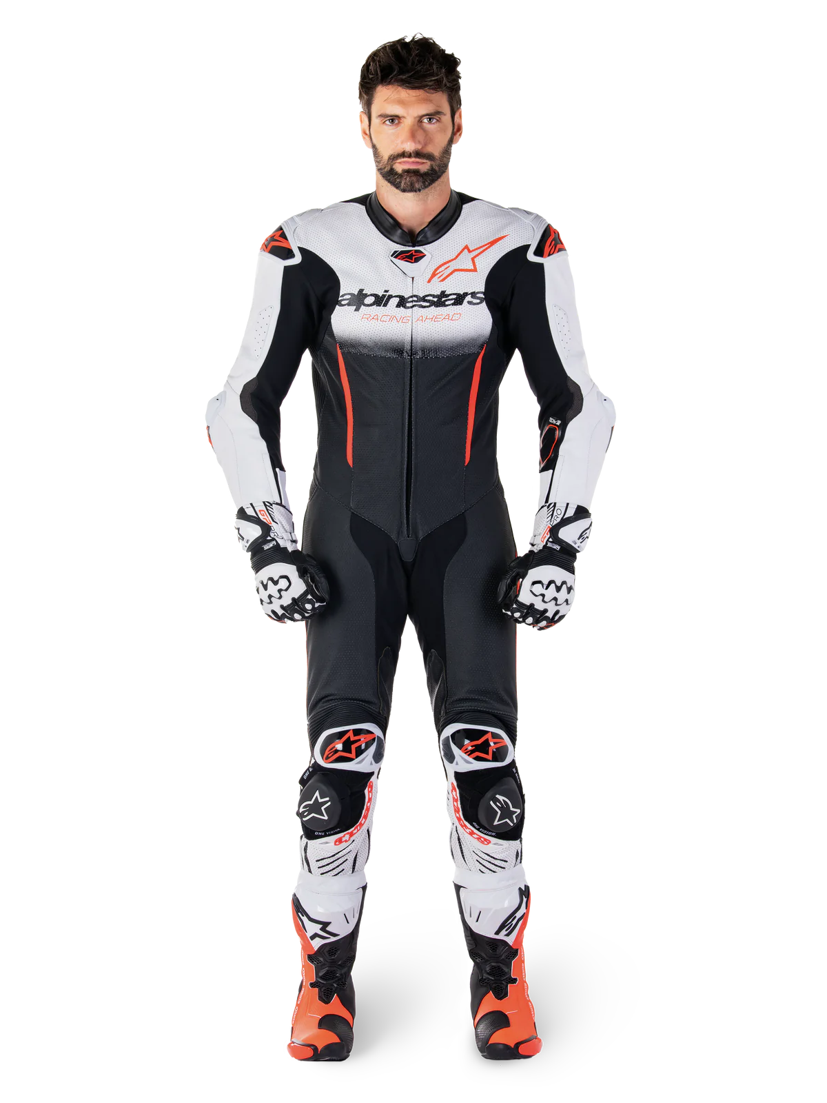 GP-R7 1PC Leather Suit-Motorcycle Race Suit