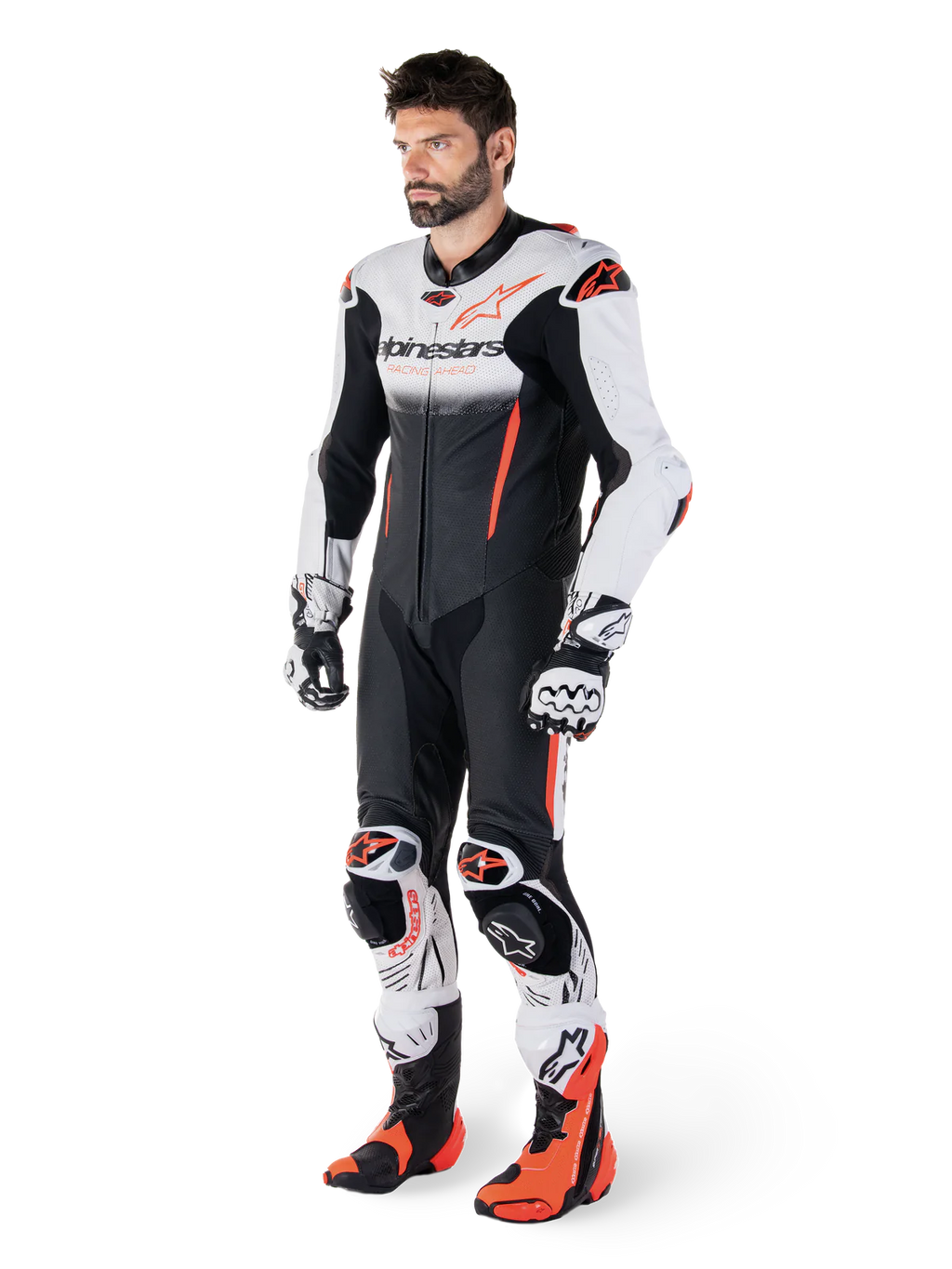 GP-R7 1PC Leather Suit-Motorcycle Race Suit