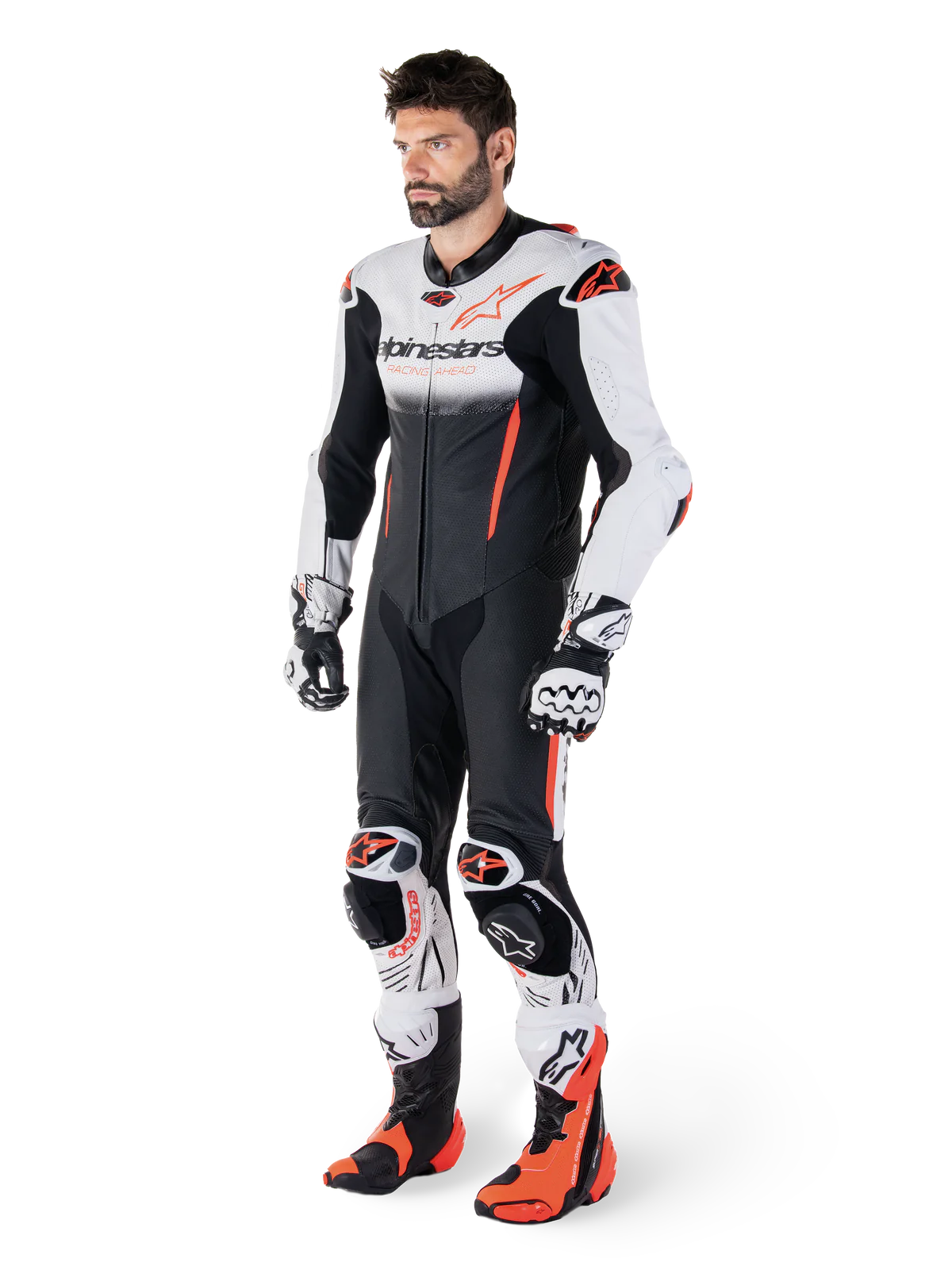 GP-R7 1PC Leather Suit-Motorcycle Race Suit
