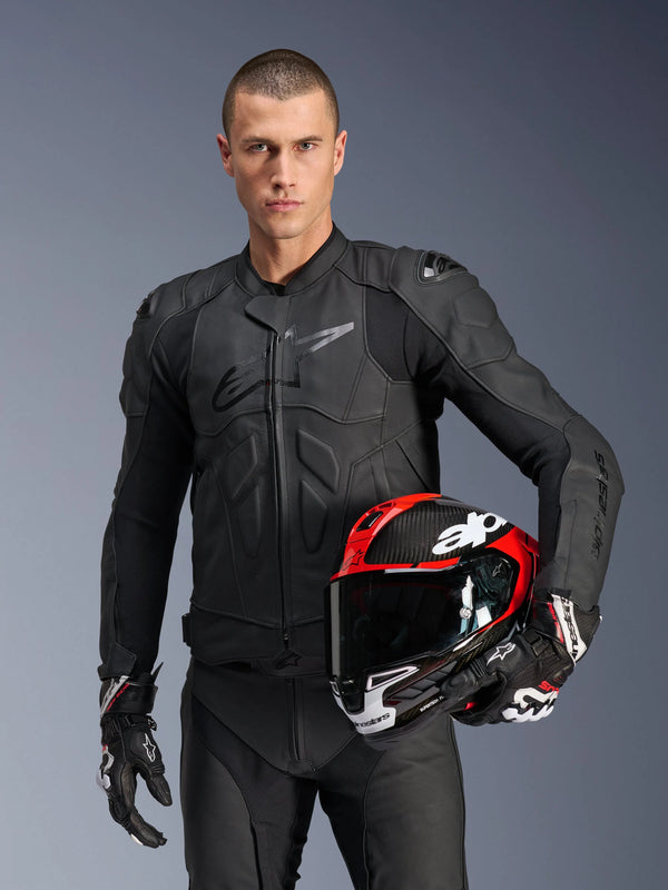 Dusk Leather Jacket-Motorcycle Race Suit