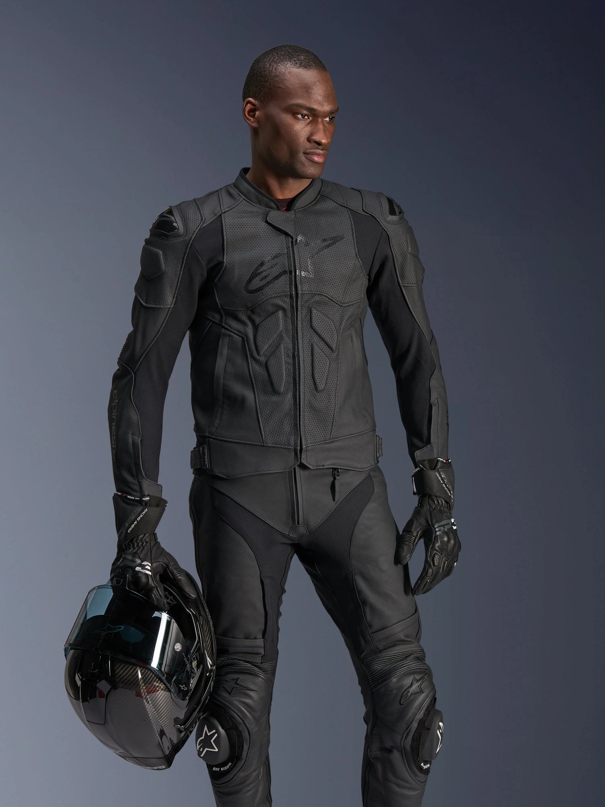 Dusk Airflow Leather Jacket-Motorcycle Race Suit