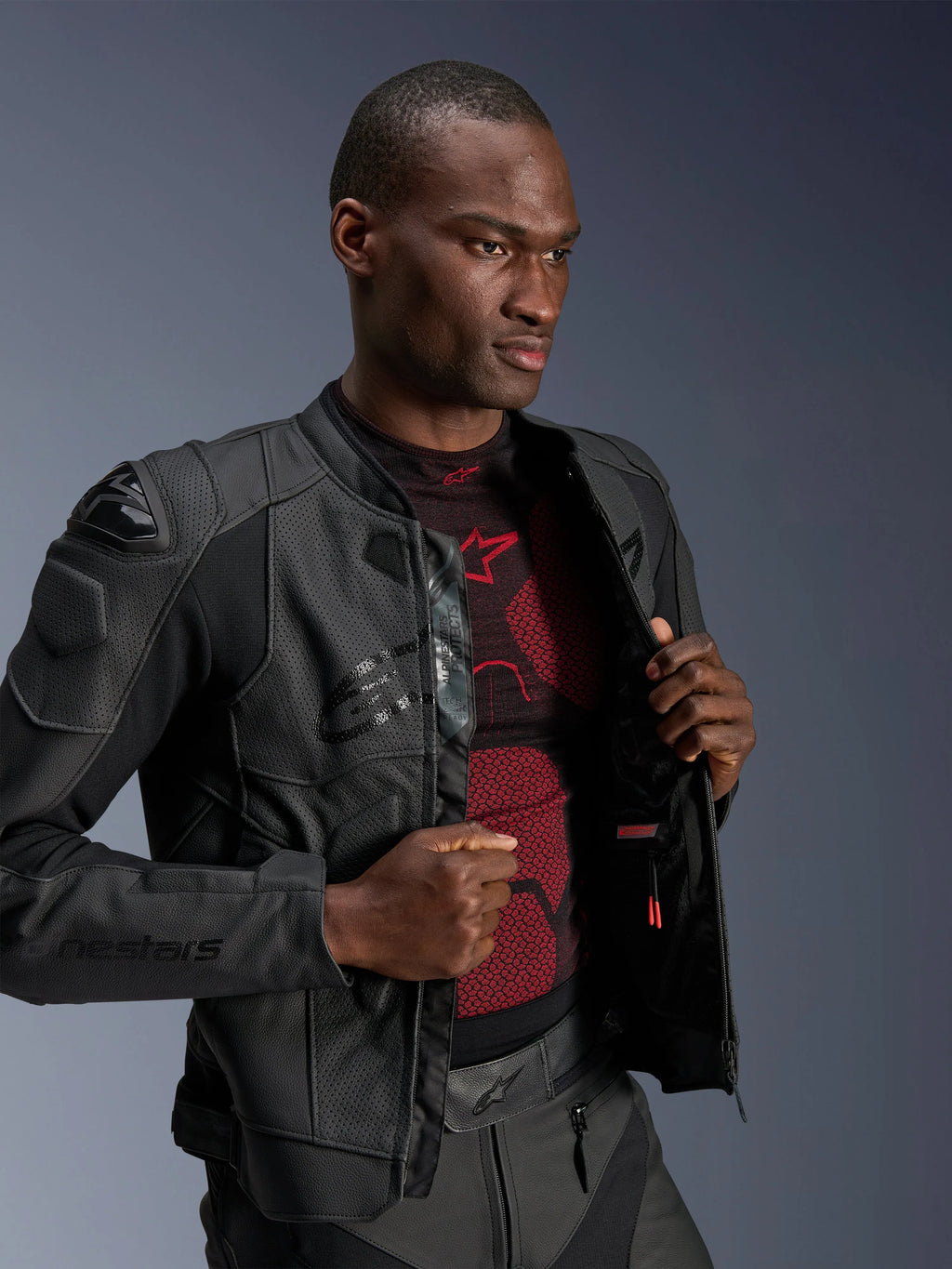 Dusk Airflow Leather Jacket-Motorcycle Race Suit