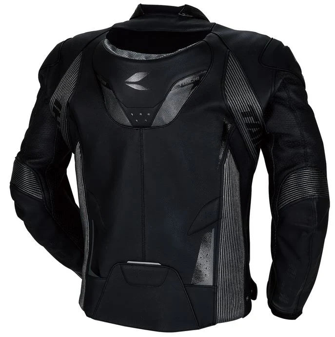 RS TAICHI GMX RSJ832 Arrow Leather Jacket (White/Black)-Motorcycle Race Suit