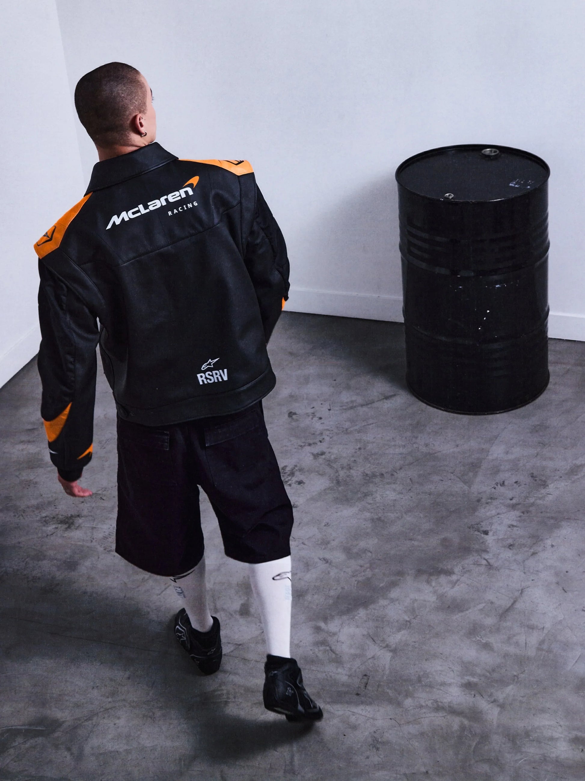 RSRV Track Star Leather Jacket-Motorcycle Race Suit