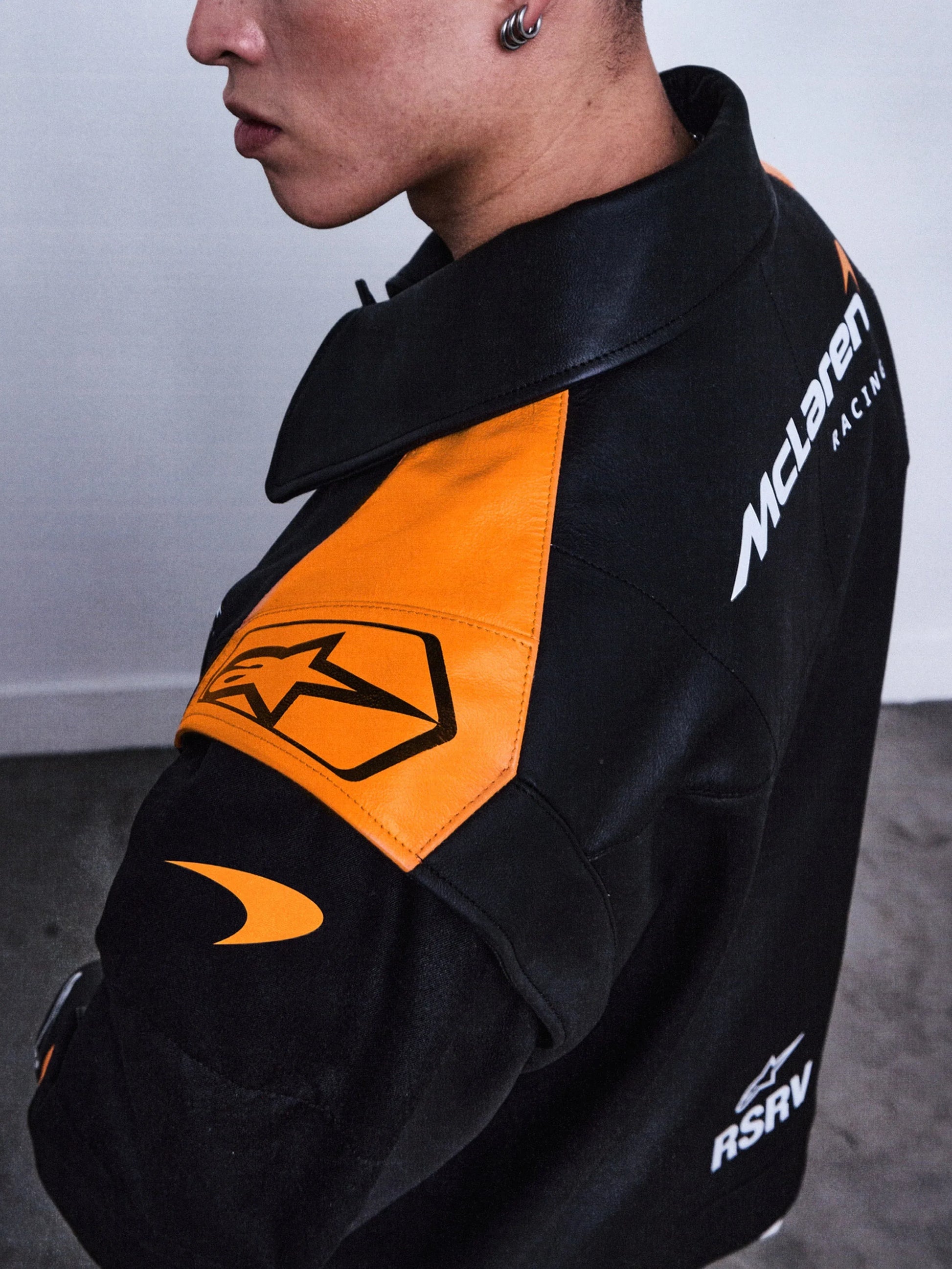 RSRV Track Star Leather Jacket-Motorcycle Race Suit