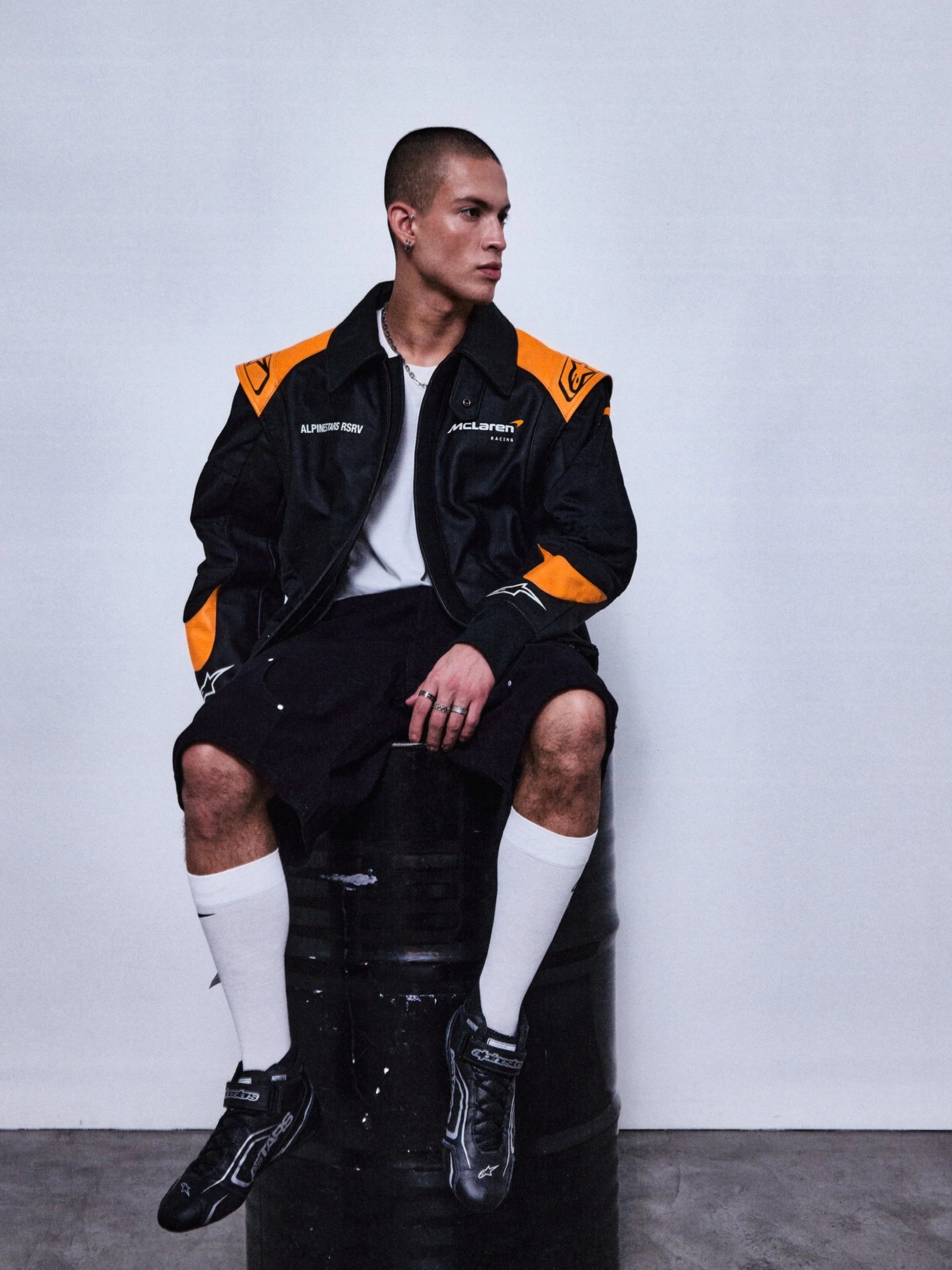 RSRV Track Star Leather Jacket-Motorcycle Race Suit