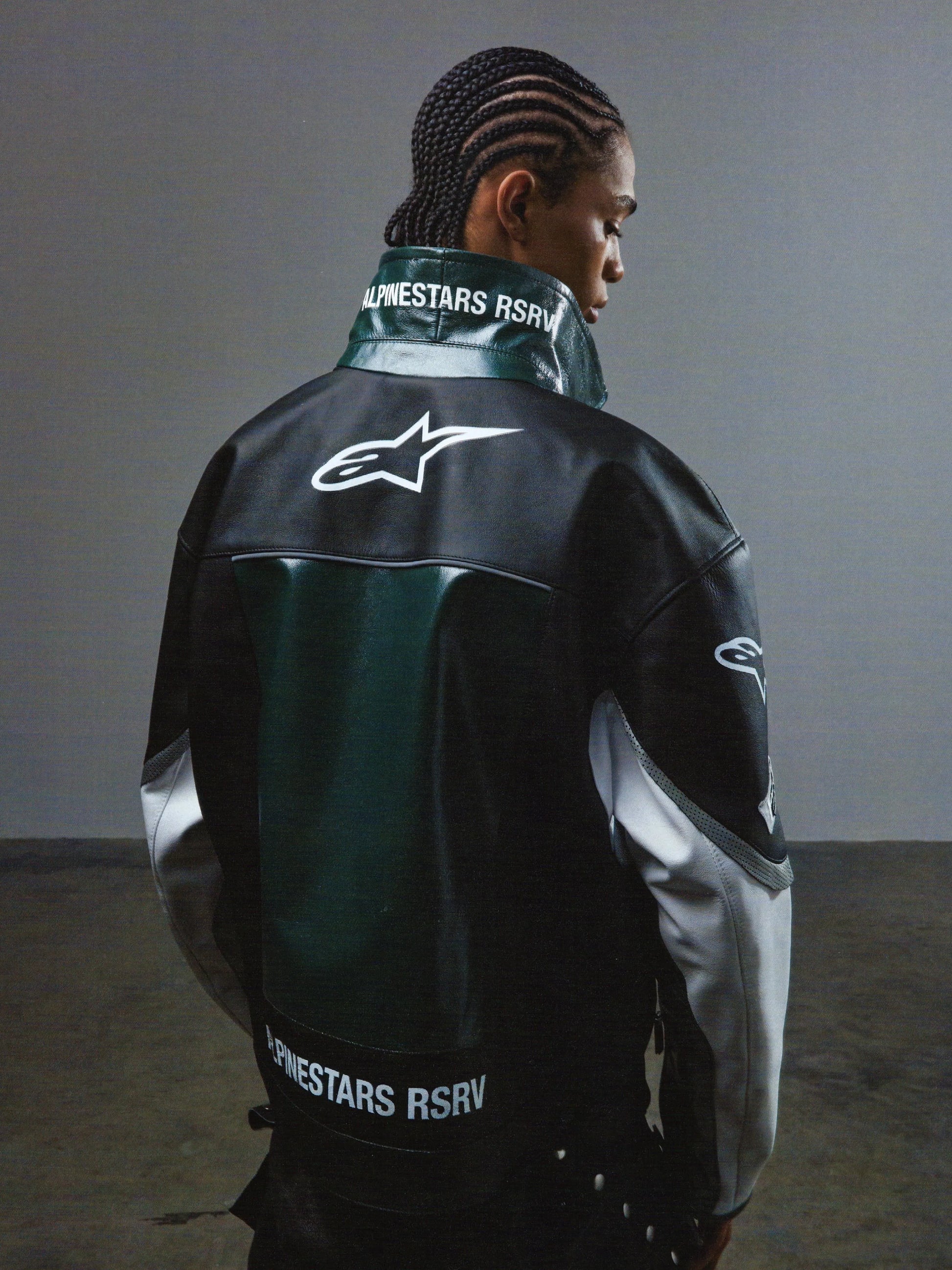 RSRV ALLOY LEATHER JACKET-Motorcycle Race Suit