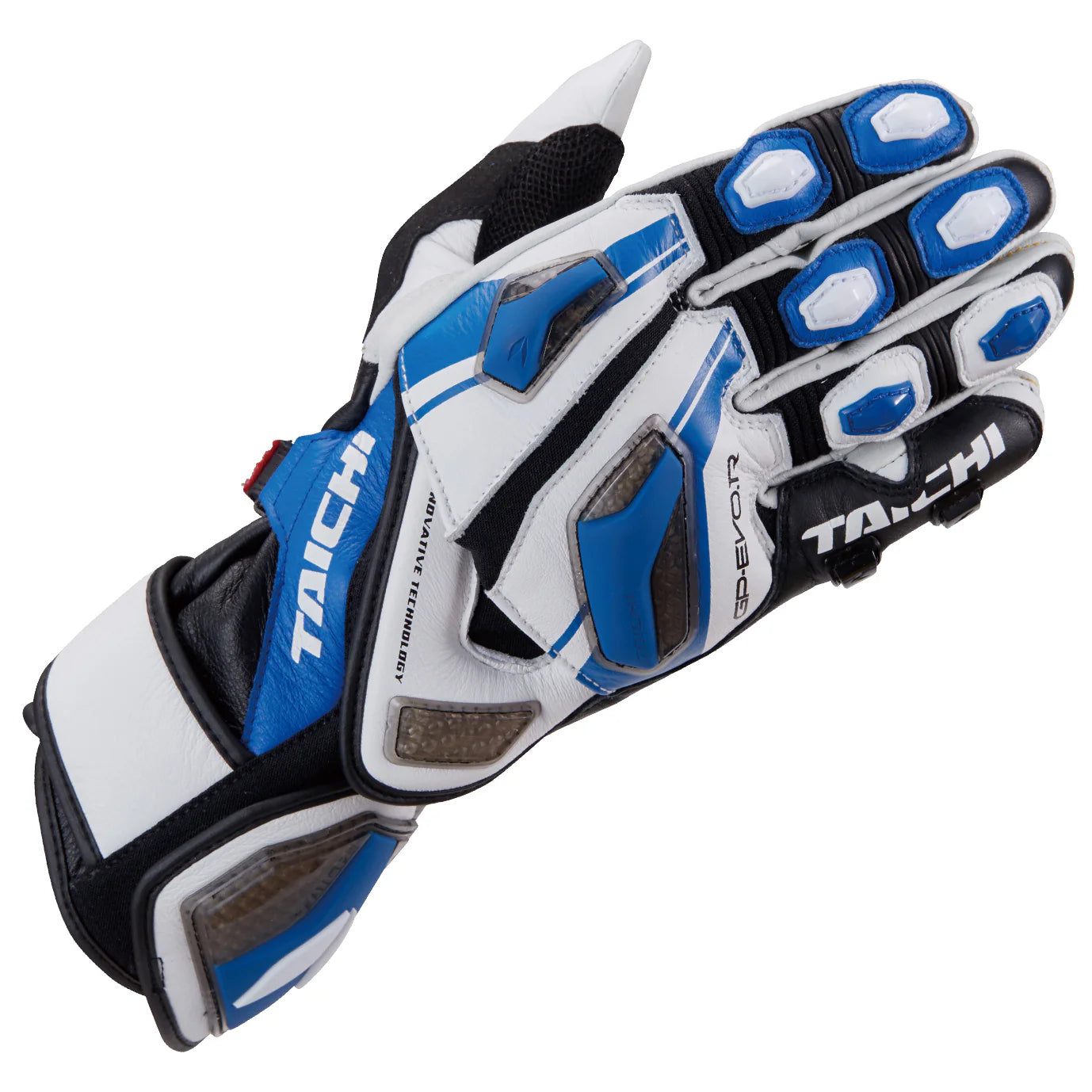 GP-EVO.R RACING GLOVE WHITE NXT055-Motorcycle Race Suit