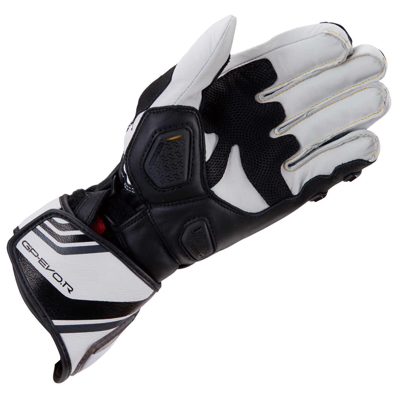 GP-EVO.R RACING GLOVE WHITE NXT055-Motorcycle Race Suit