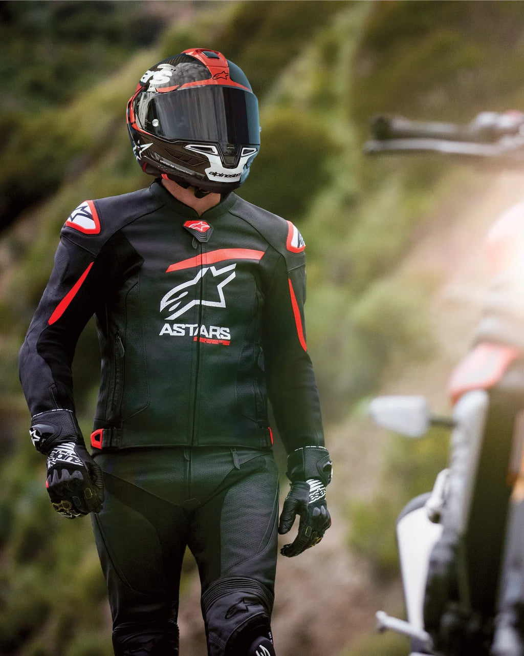 GP Plus R V4 Airflow Leather Jacket-Motorcycle Race Suit