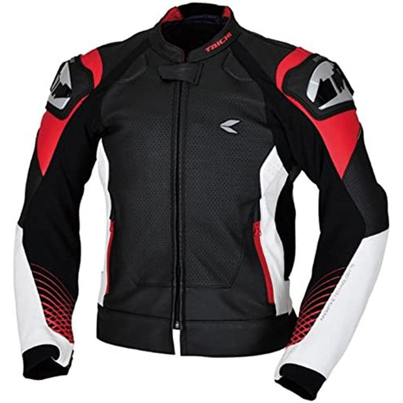 Rs Taichi RSJ829 GMX Lite Vented Motorcycle Riding Leather Jacket-Motorcycle Race Suit