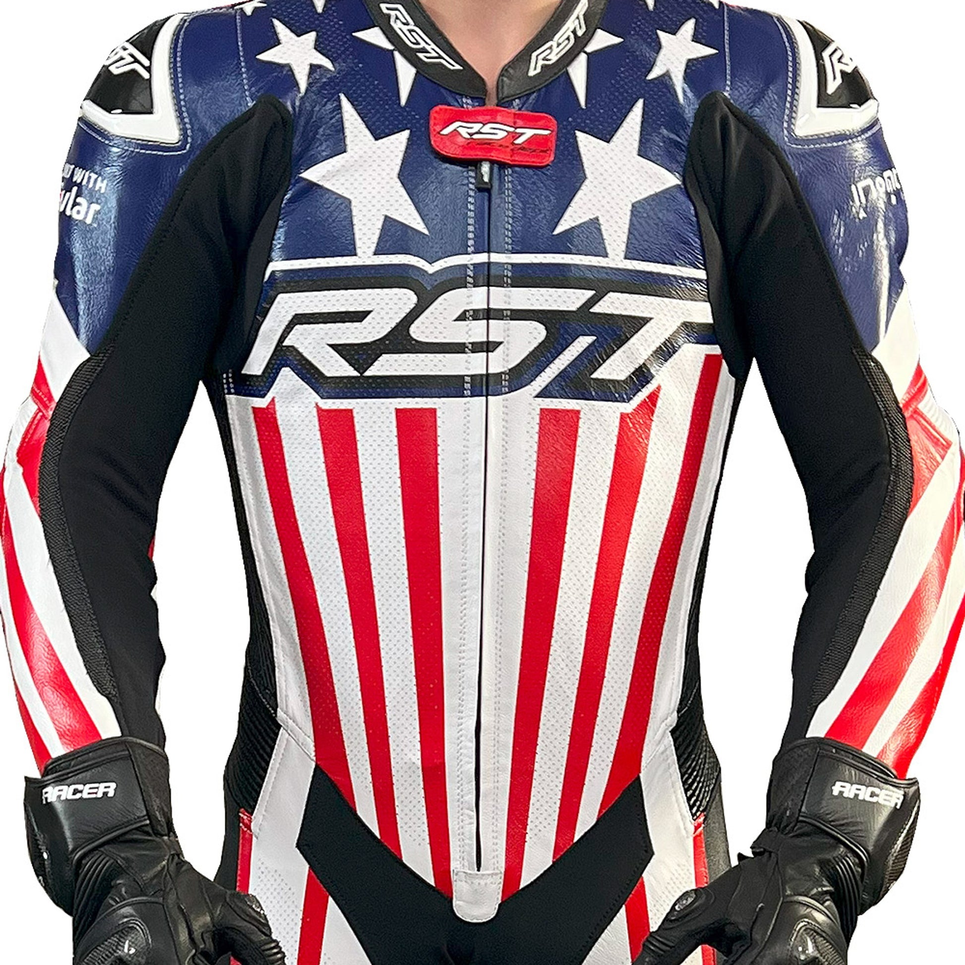 RST LFG USA LTD Edition V4.1 Evo Kangaroo Leather Race Suit-Motorcycle Race Suit