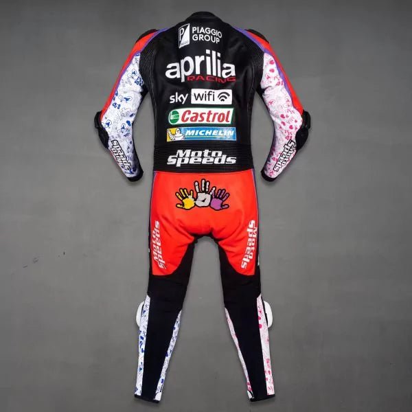 Aprilia Racing Leather Suit MotoGP 2022-Motorcycle Race Suit