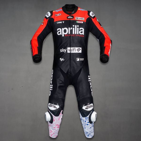 Aprilia Racing Leather Suit MotoGP 2022-Motorcycle Race Suit