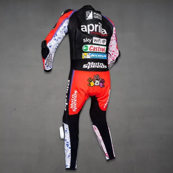 Aprilia Racing Leather Suit MotoGP 2022-Motorcycle Race Suit