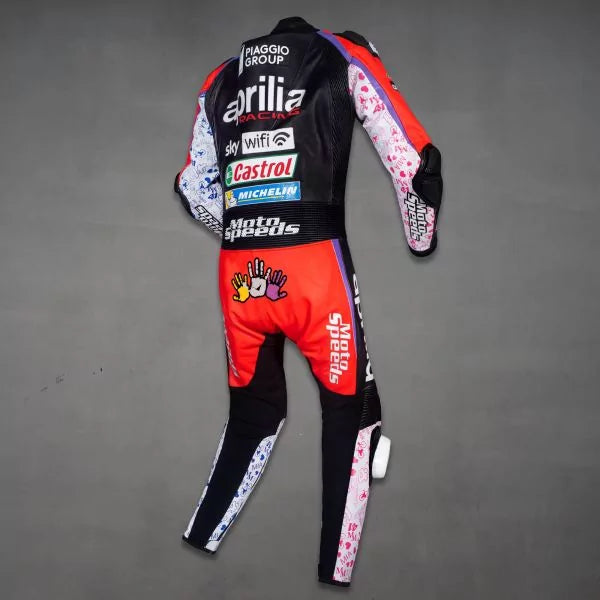 Aprilia Racing Leather Suit MotoGP 2022-Motorcycle Race Suit