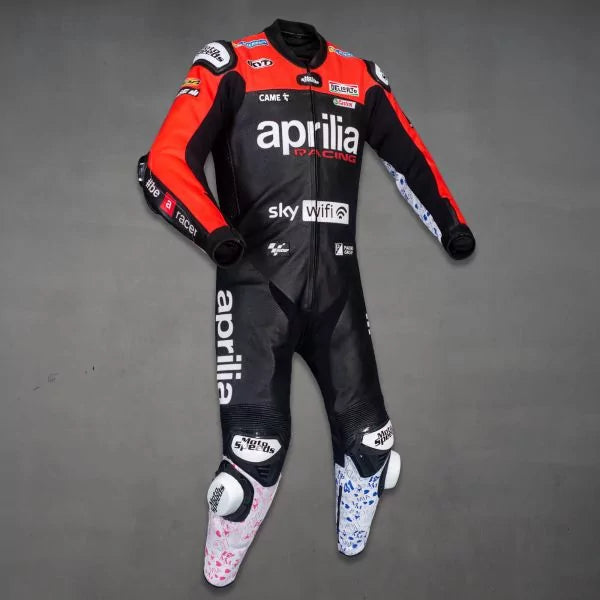 Aprilia Racing Leather Suit MotoGP 2022-Motorcycle Race Suit