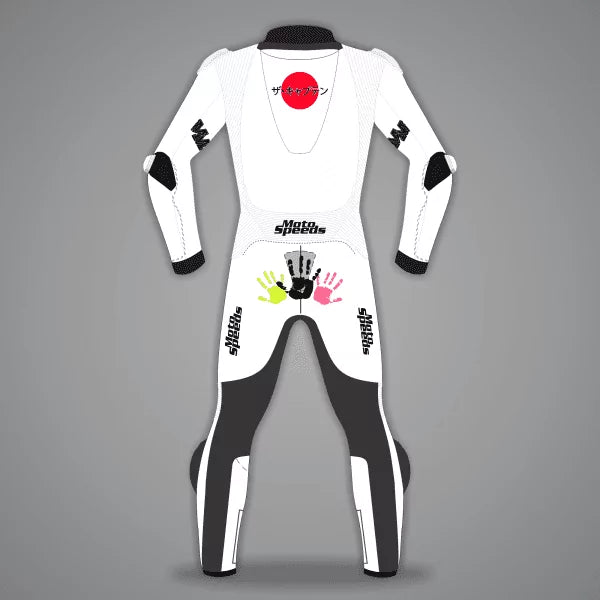 All White Motorcycle Suit Aleix Espargaro Winter Test 2024-Motorcycle Race Suit