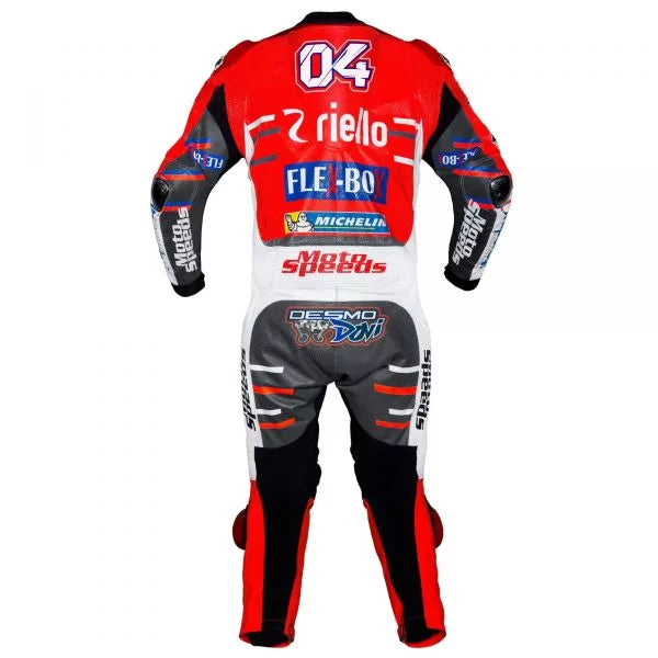 Dovizioso Leathers Ducati Motogp 2018-Motorcycle Race Suit