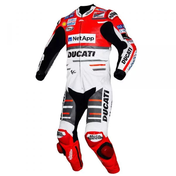 Dovizioso Leathers Ducati Motogp 2018-Motorcycle Race Suit