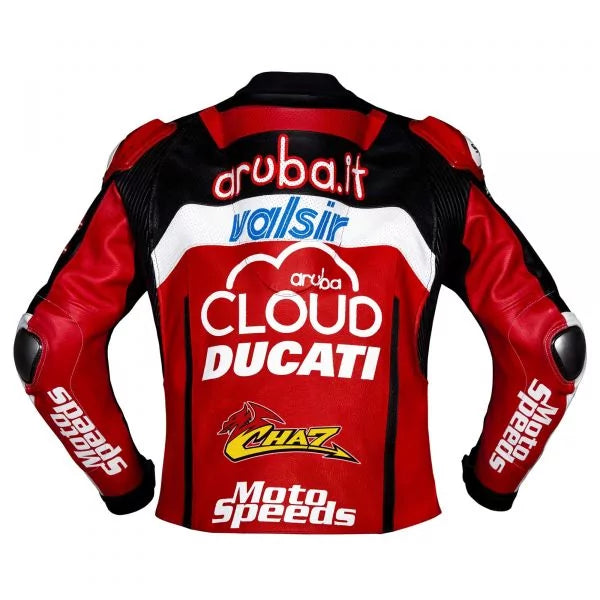 Ducati Moto Jacket Chaz Davies WSBK 2018-Motorcycle Race Suit