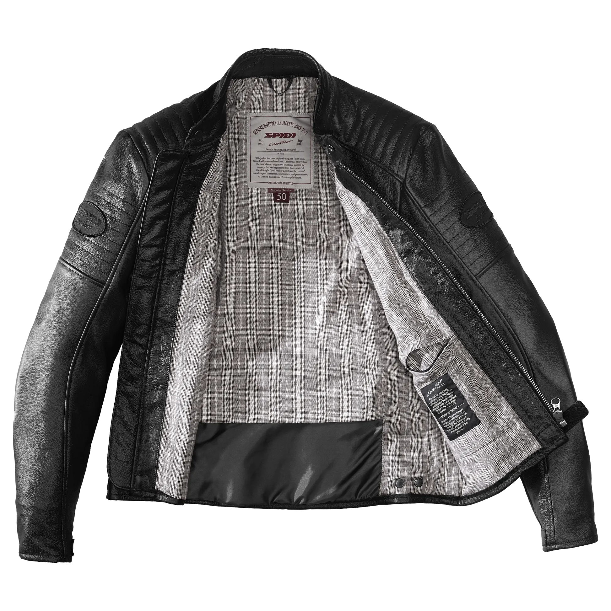 Clubber Leather Jacket-Motorcycle Race Suit