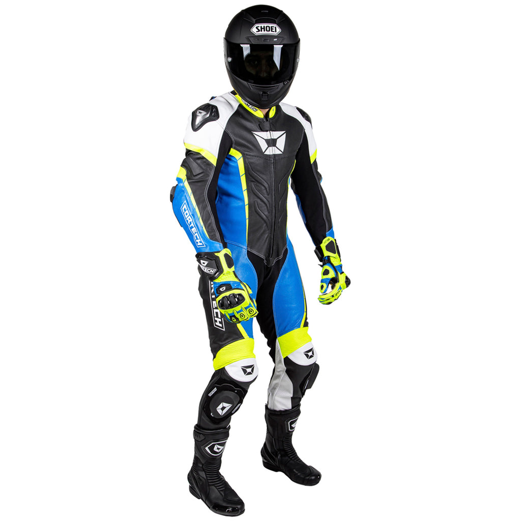 Cortech Adrenaline GP One Piece Leather Race Suit-Motorcycle Race Suit