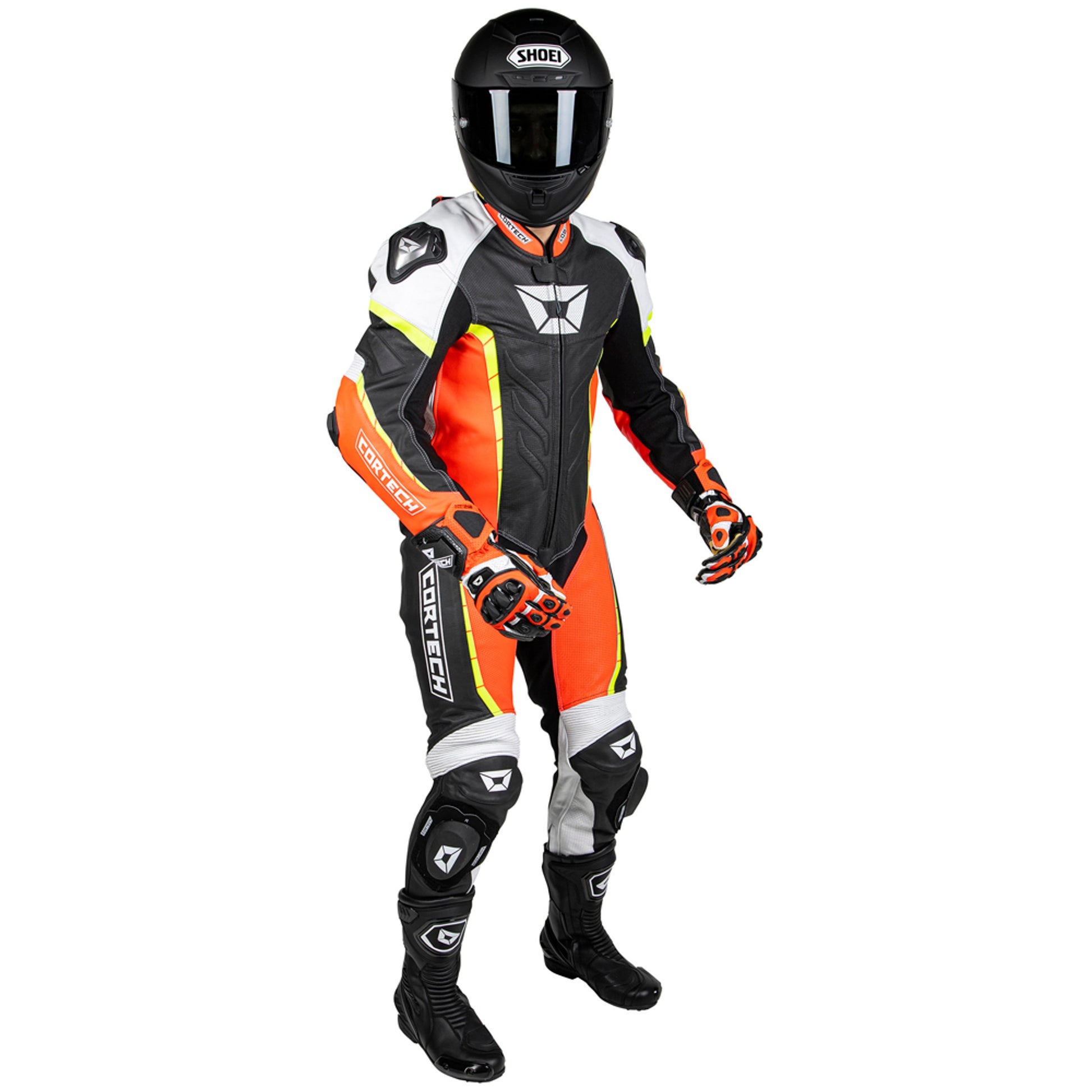 Cortech Adrenaline GP One Piece Leather Race Suit-Motorcycle Race Suit