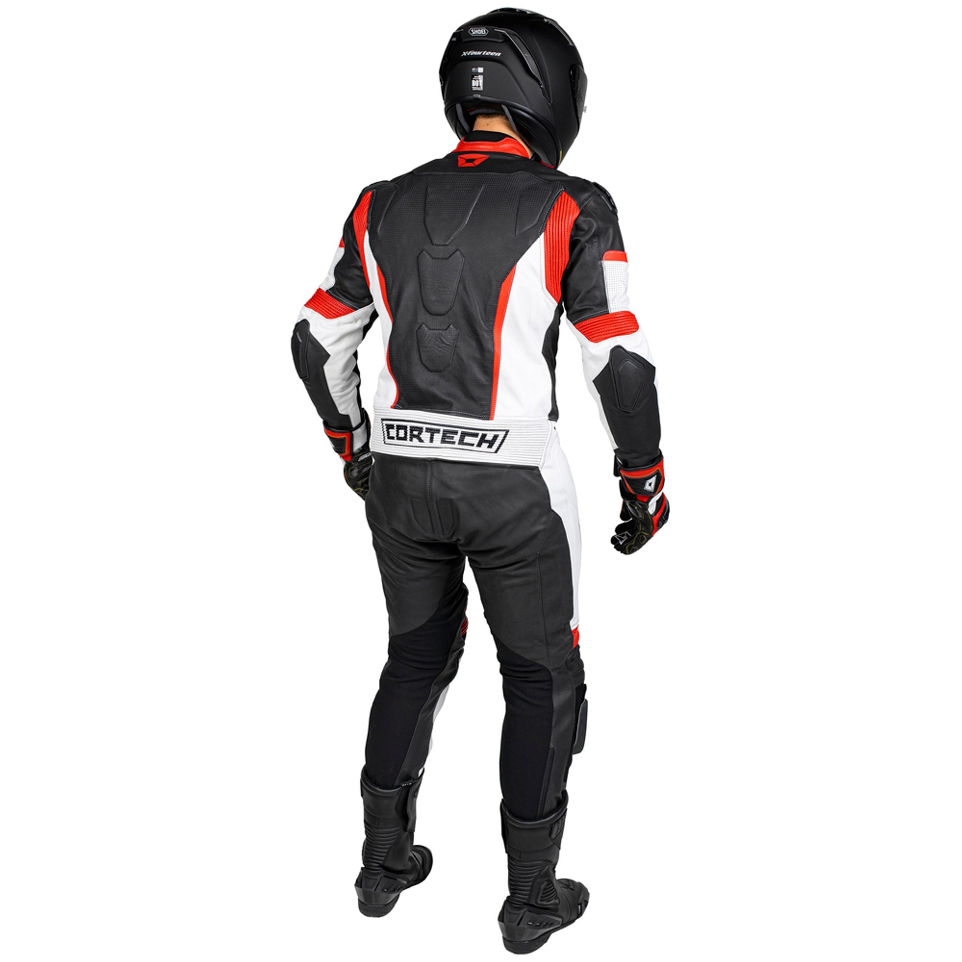 Cortech Apex V1 One Piece Leather Race Suit-Motorcycle Race Suit
