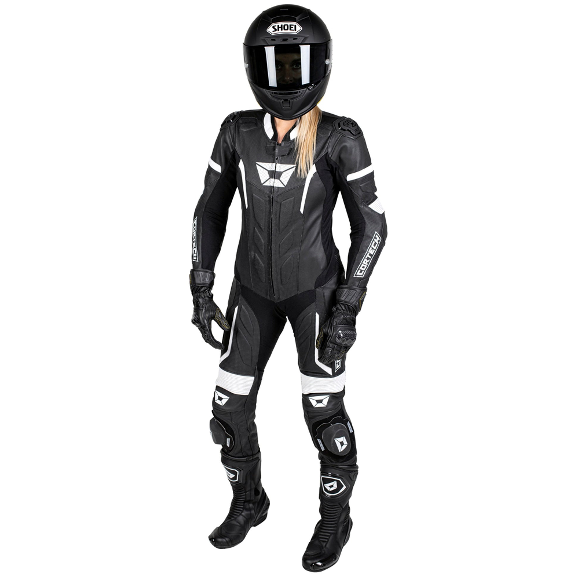 Cortech Apex V1 One Piece Leather Women's Race Suit-Motorcycle Race Suit