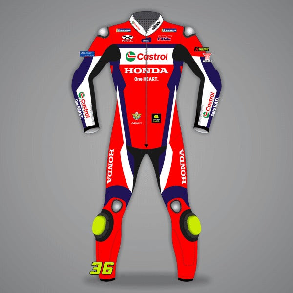 Honda Leathers Joan Mir MotoGP 2025-Motorcycle Race Suit