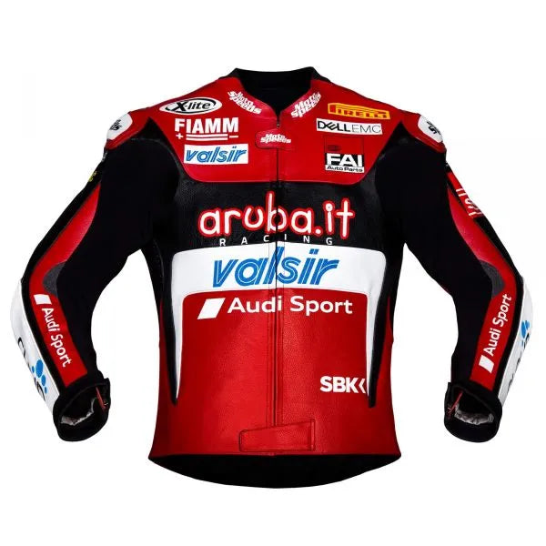 Ducati Moto Jacket Chaz Davies WSBK 2018-Motorcycle Race Suit
