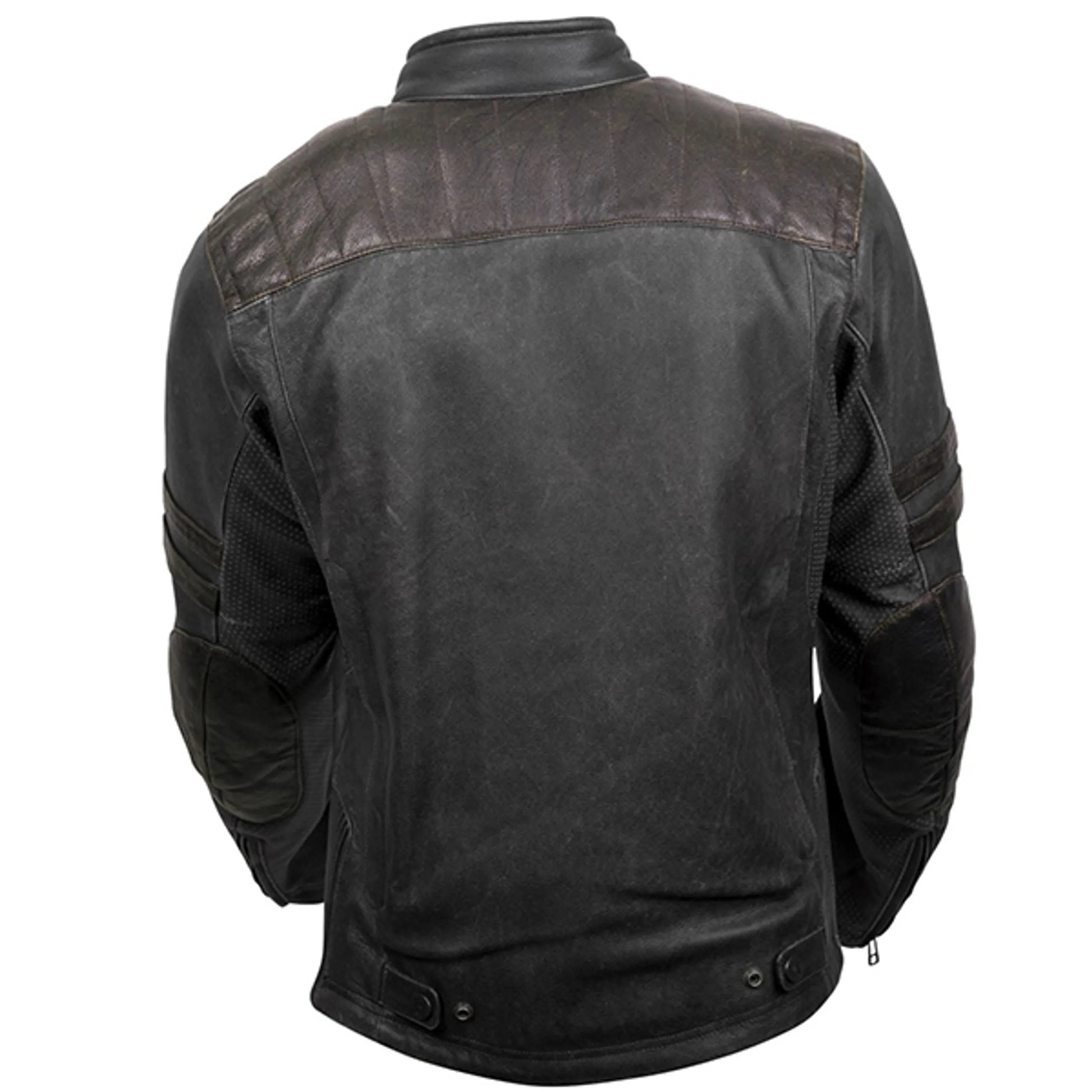 Scorpion 1909 Leather Jacket Black-Motorcycle Race Suit
