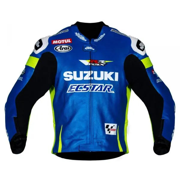 Maverick Vinales Suzuki Jacket Motogp 2015-Motorcycle Race Suit
