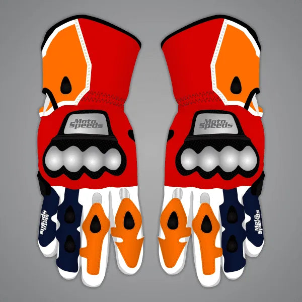 Luca Marini Repsol Gloves MotoGP 2024-2025-Motorcycle Race Suit
