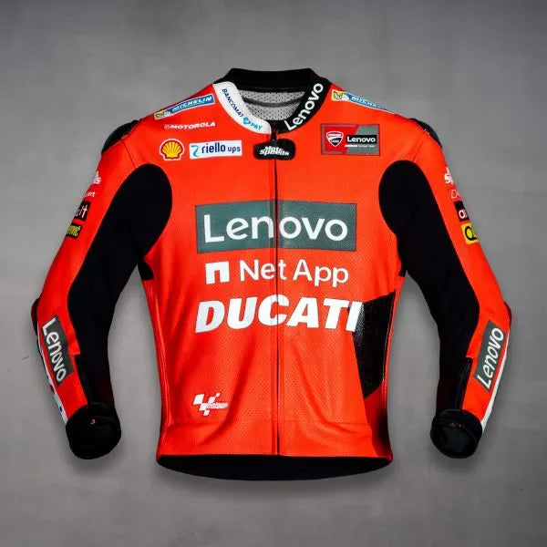 Ducati Leather Motorcycle Jacket GP 2021-Motorcycle Race Suit