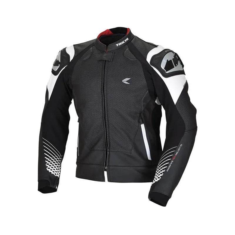 Rs Taichi RSJ829 GMX Lite Vented Motorcycle Riding Leather Jacket-Motorcycle Race Suit